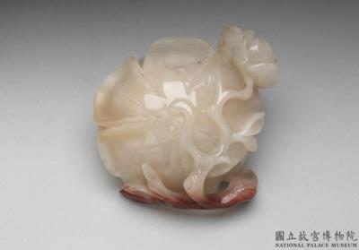 图片[2]-Agate washer in the shape of camellia blossom, Ming dynasty (1368-1644)-China Archive